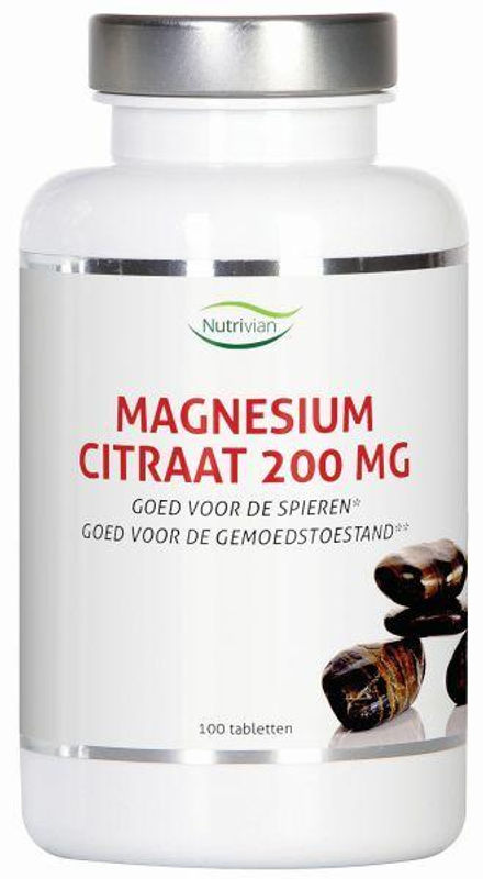 Nutrivian Magnesium citraat 200 mg