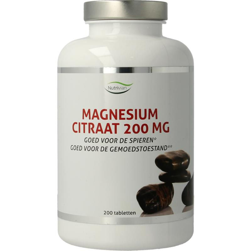 Nutrivian Magnesium citraat 200 mg