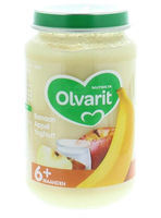 Olvarit Banaan appel yoghurt 6M50