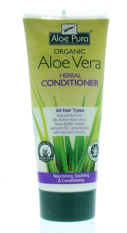 Aloe pura organic aloe vera conditioner herbal