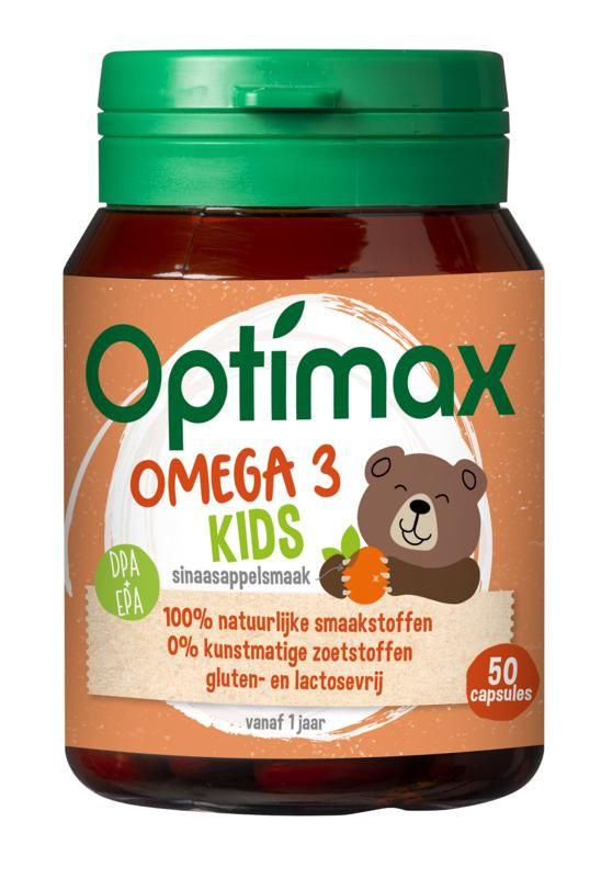 Optimax Kinder omega 3 sinaasappel