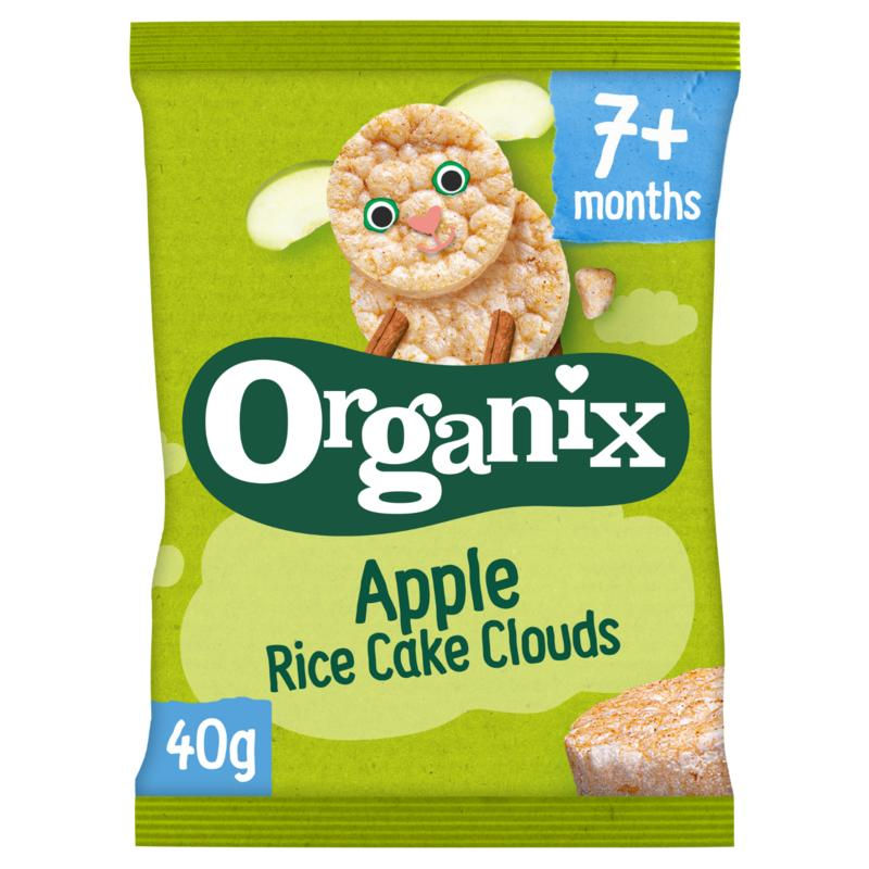 Organix Luchtige rijstwafeltjes appel 7+M bio