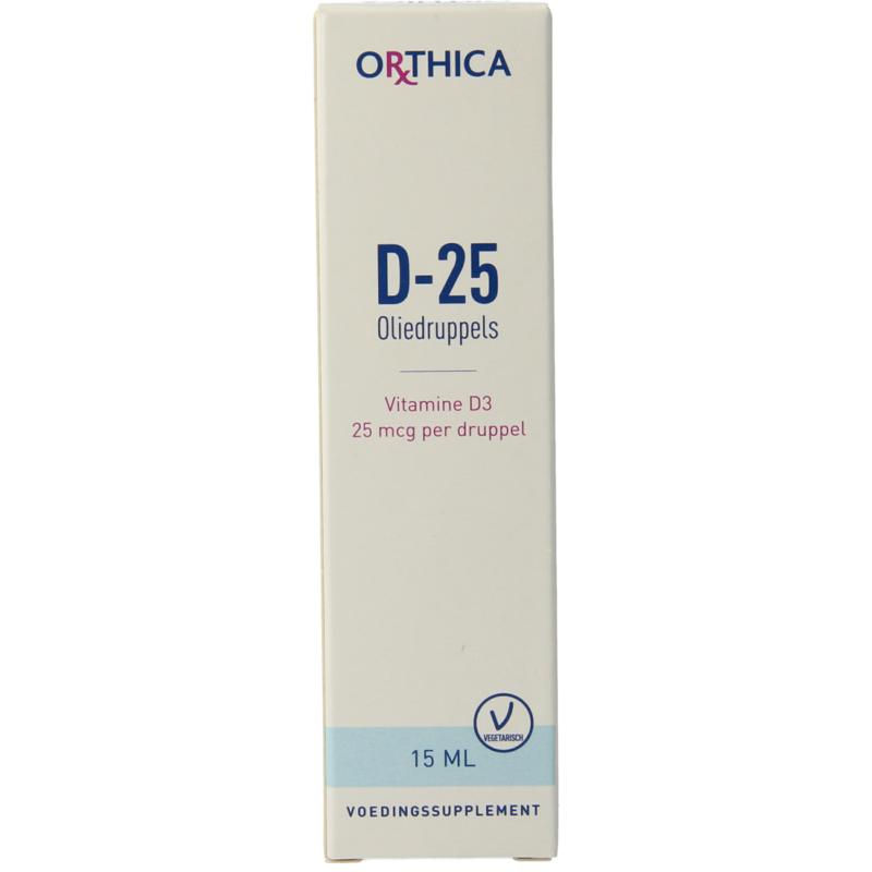 Orthica Vitamine D-25 oliedruppels