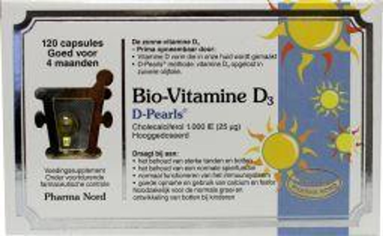 Pharma Nord Bio vitamine D3 25 mcg 1000IE