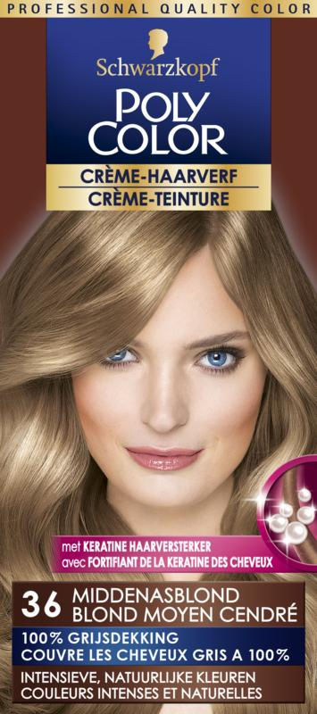 Poly Color Creme haarverf 36 midden asblond