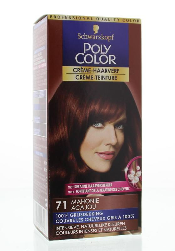 Poly Color Creme haarverf 71 mahonie