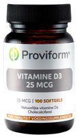 Proviform Vitamine D3 25mcg