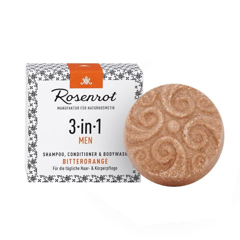 Rosenrot Solid shampoo men 3-in-1 bitter orange