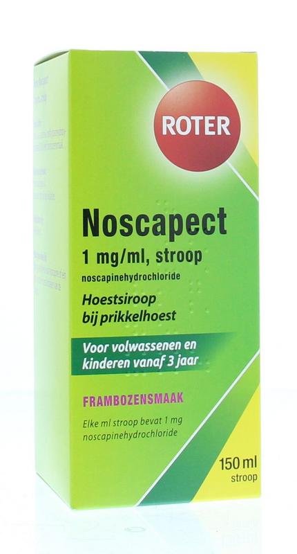 Noscapect siroop hoestsiroop framboos