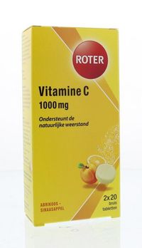 Vitamine C 1000 mg sinaasappel & abrikoos duo