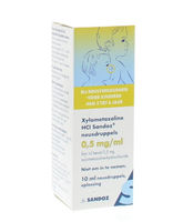 Sandoz Xylometazoline 0,5mg/ml druppels