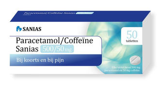 Sanias Paracetamol coffeine 500/50mg