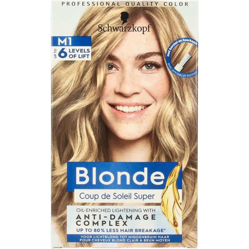 Schwarzkopf Blonde haarverf coupe de soleil highlighter M1