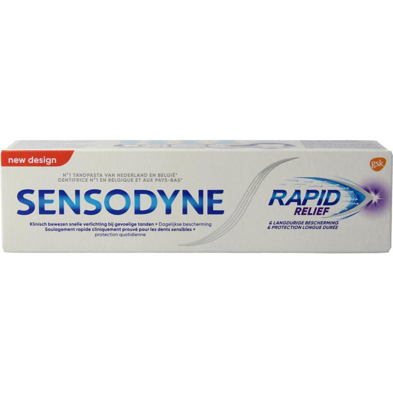 Sensodyne Tandpasta rapid relief