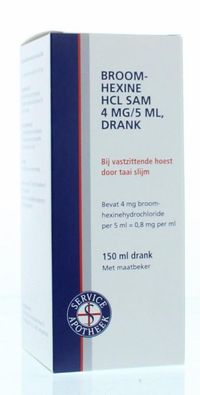 Broomhexine HCL 4 mg/5 ml