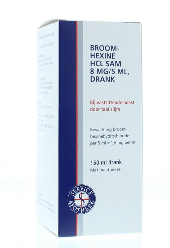 Service Apotheek Broomhexine HCL 8 mg/5 ml