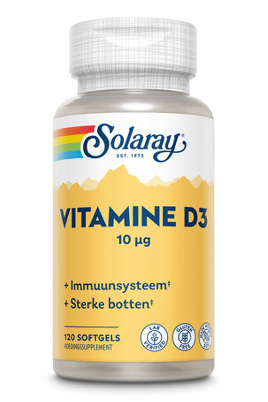 Solaray Vitamine D3 10mcg