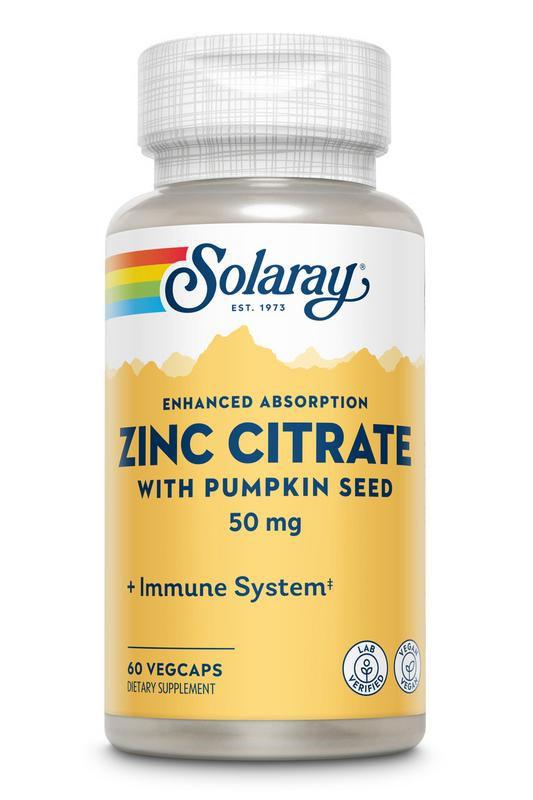 Solaray Zink citraat 50mg