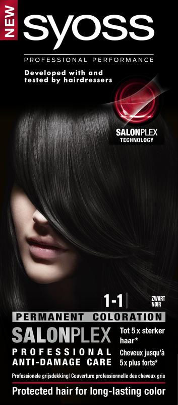 Syoss Color baseline 1-1 black haarverf