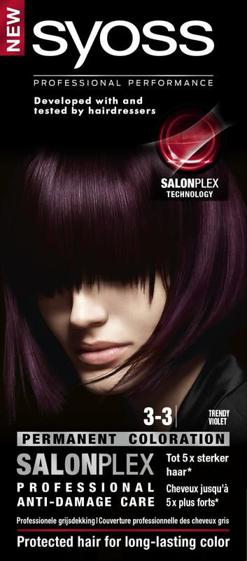 Syoss Color baseline 3-3 trendy violet haarverf