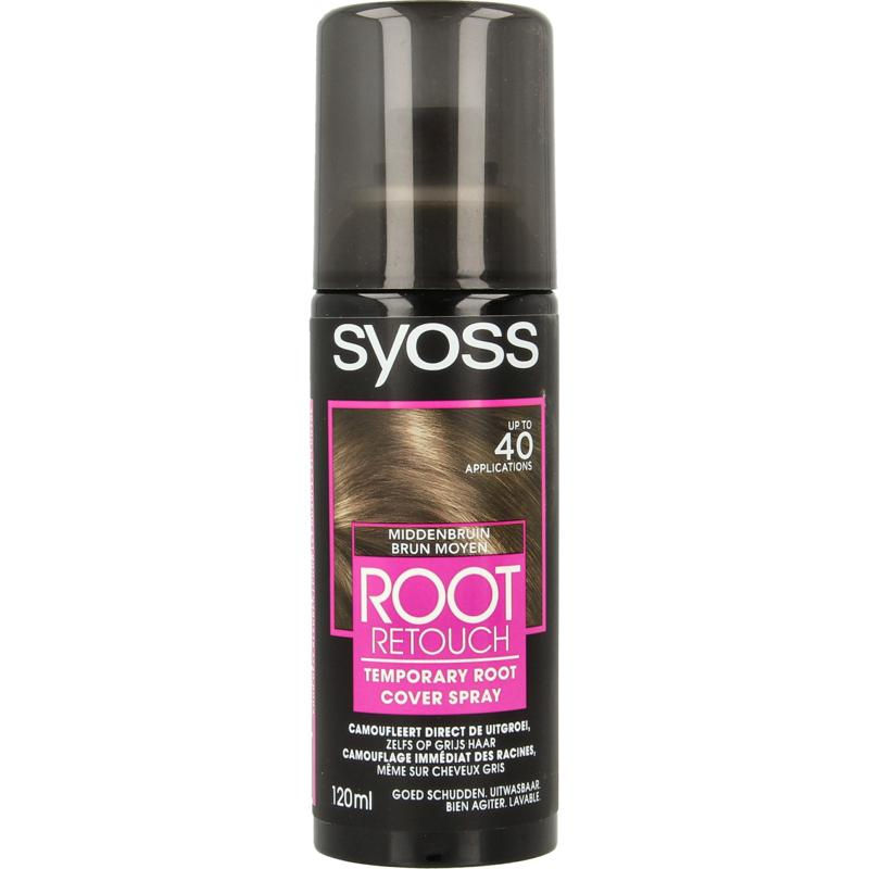 Syoss Uitgroeispray middenbruin