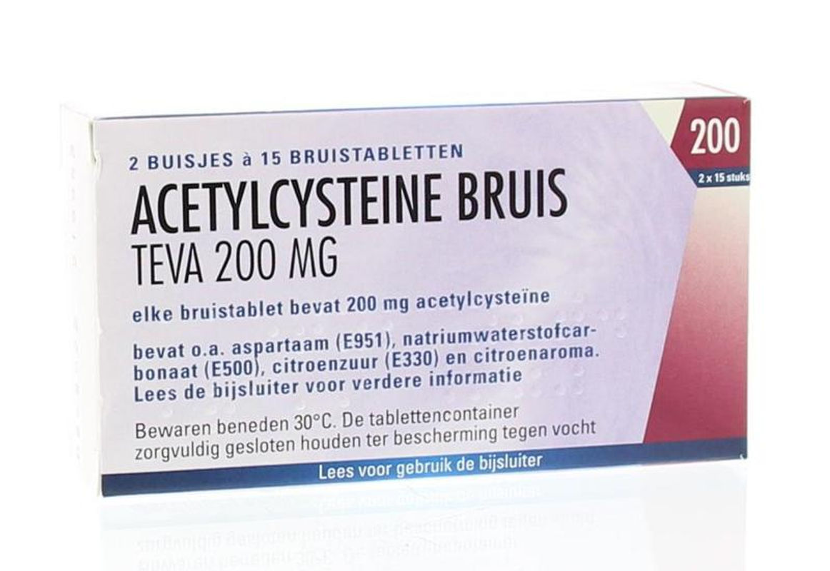 Teva Acetylcysteine 200 mg