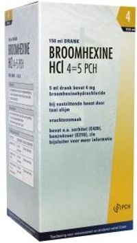 Broomhexine HCL 4mg/ml = 0.8 mg