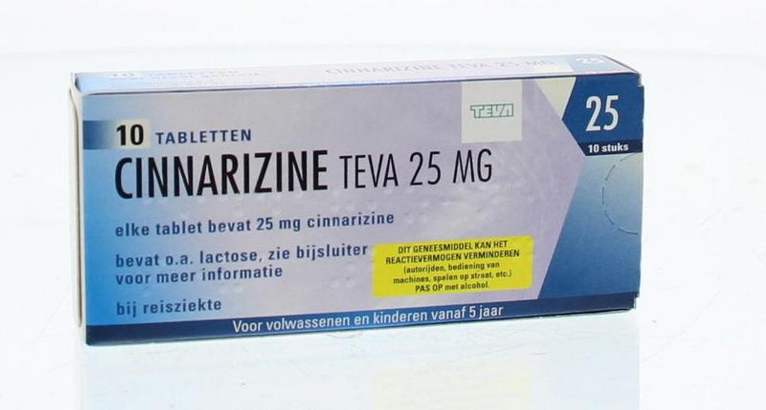 Teva Cinnarizine 25 mg