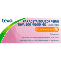 Teva Paracetamol coffeine 500/50