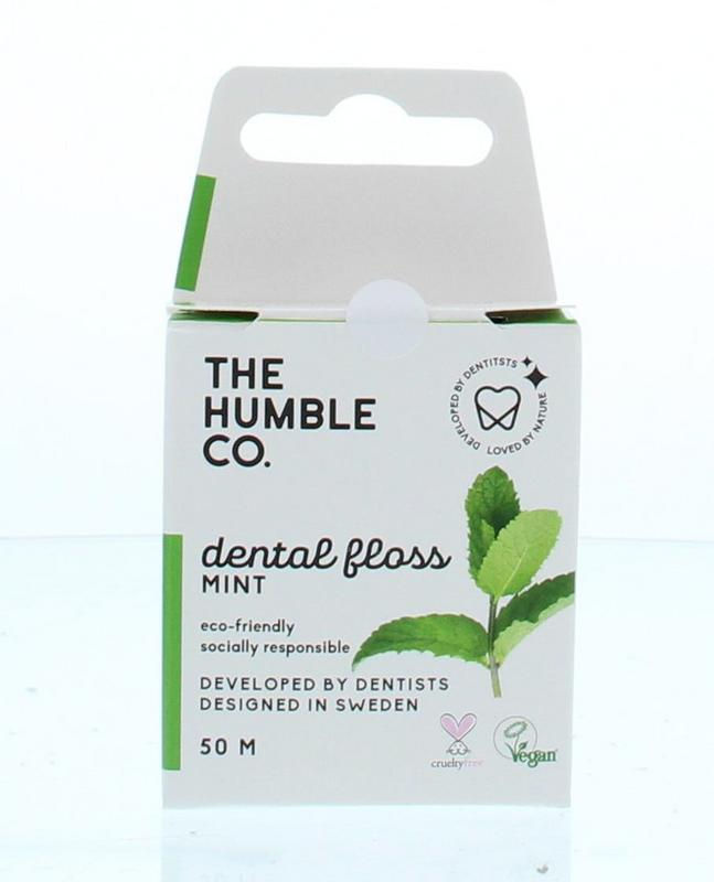 The Humble Co Dental floss fresh mint 50 meter