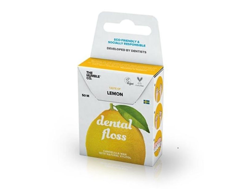 The Humble Co Dental floss lemon 50 meter