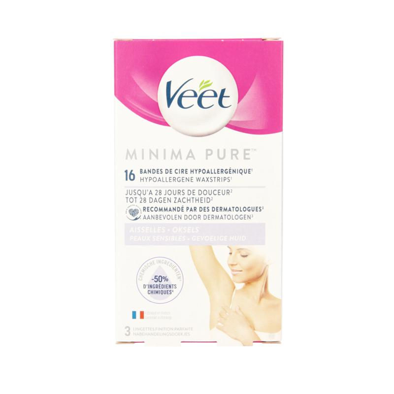 Veet Minima wasstrip oksel