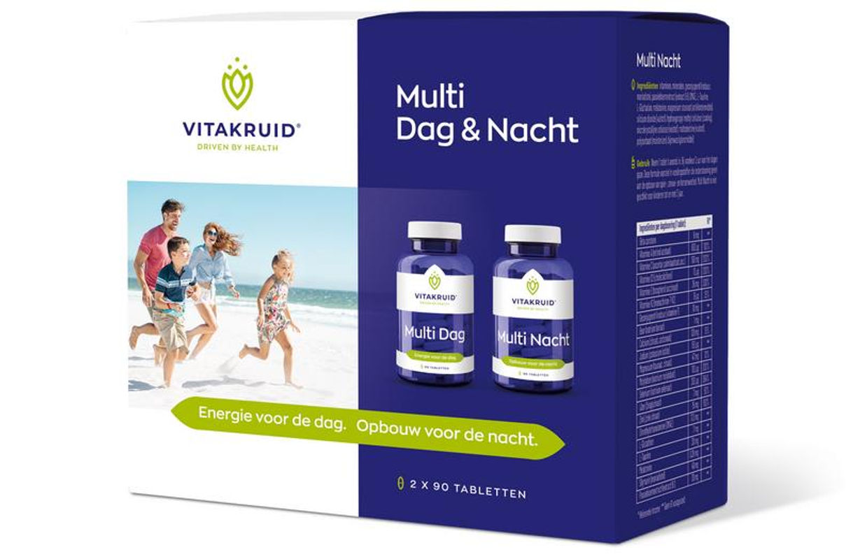 Vitakruid Multi dag & nacht 2 x 90 tabletten