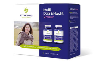 Vitakruid Multi dag & nacht vrouw 2 x 90 tabletten