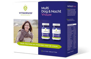 Vitakruid Multi dag & nacht vrouw 2x30 tabletten