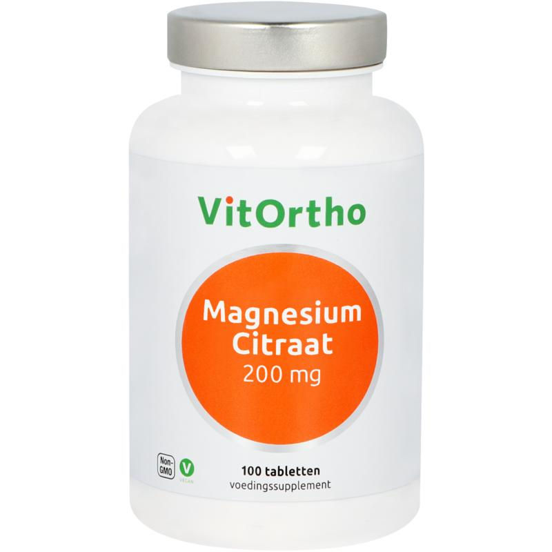 Vitortho Magnesium citraat 200 mg