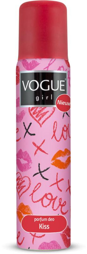 Girl parfum deodorant kiss