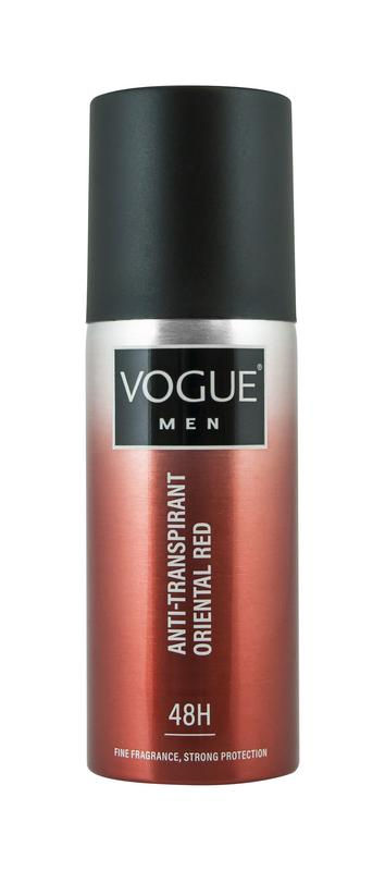 Vogue Men oriental red anti-transpirant