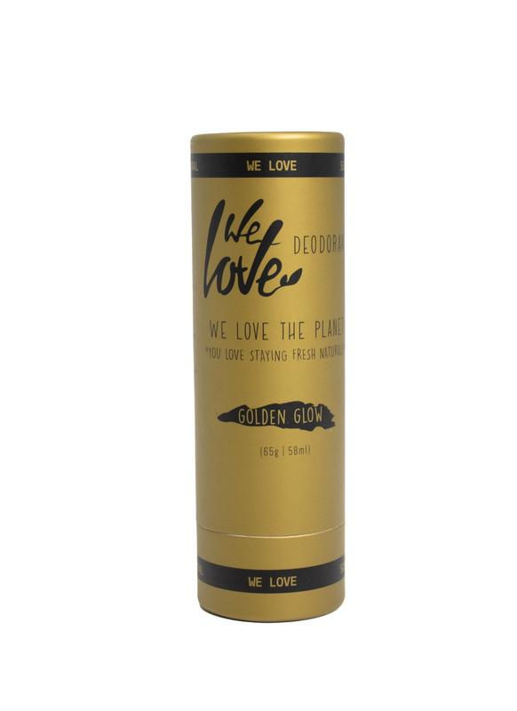 We Love Deodorant stick golden glow