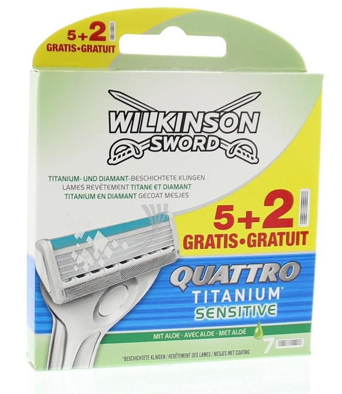 Wilkinson Quattro titanium sensitive mesjes 5+2