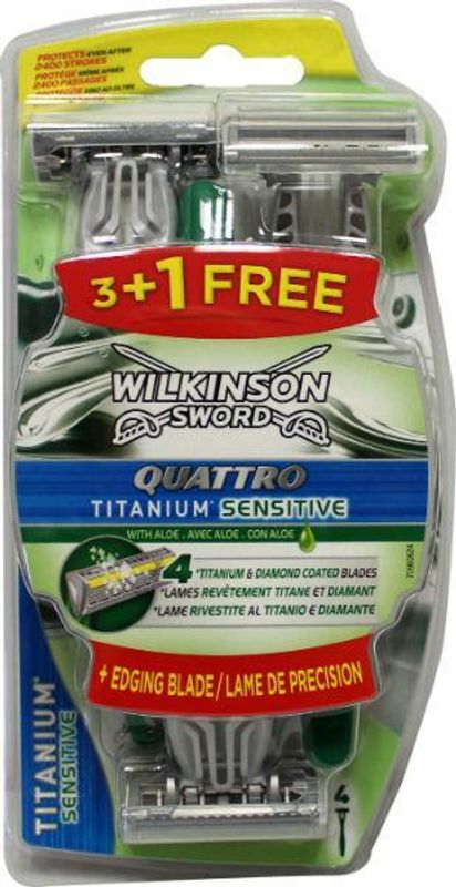 Wilkinson Quattro titanium sensitive wegwerp