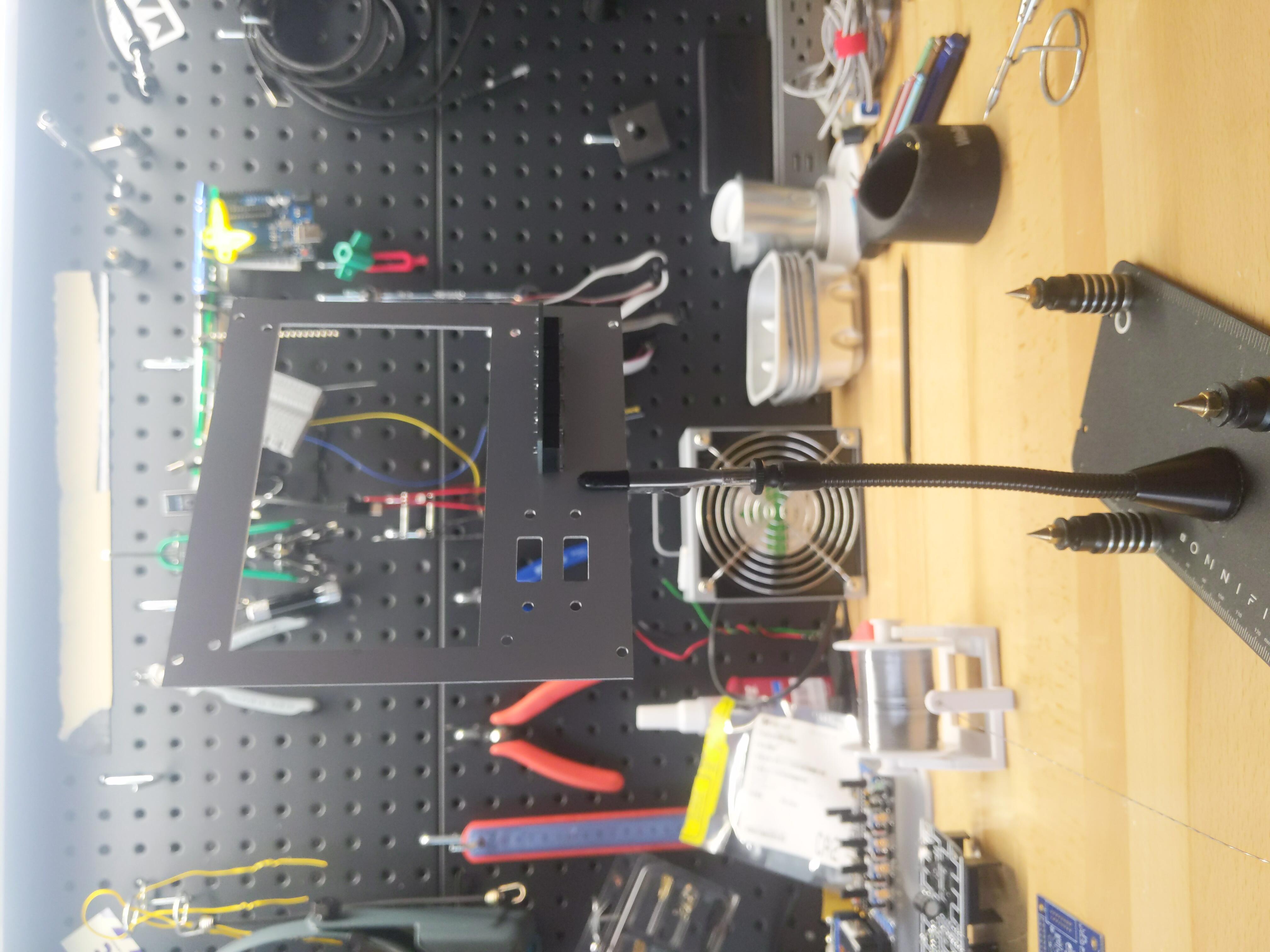 assembling DeftAudio EuroPi module faceplate