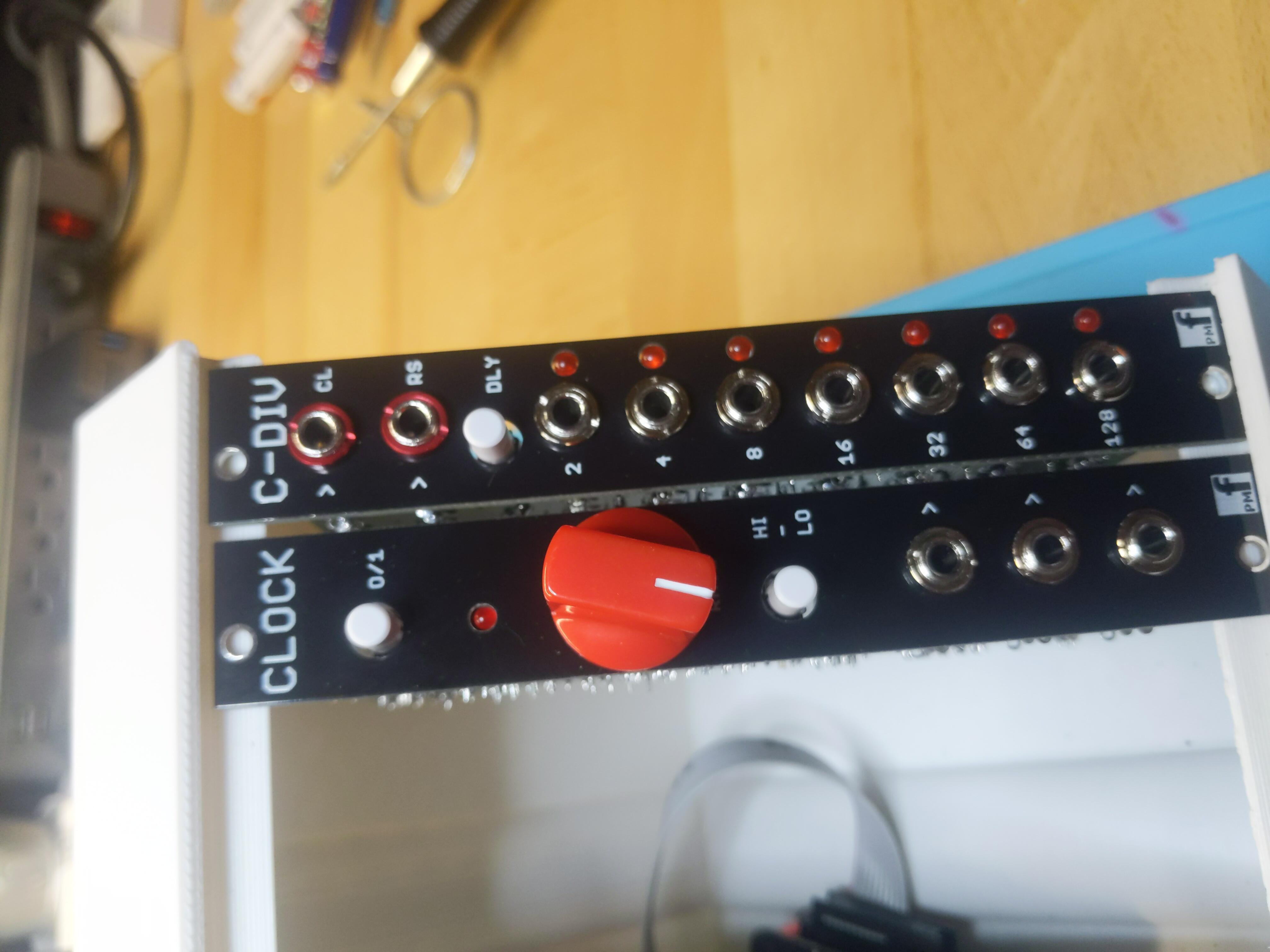 testing clock divider modules