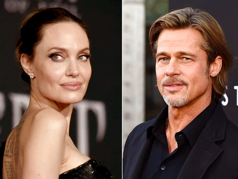 Angelina Jolie claims in a court document that Brad Pitt choked and hit his kids 1 Angelina Jolie and Brad Pitt
