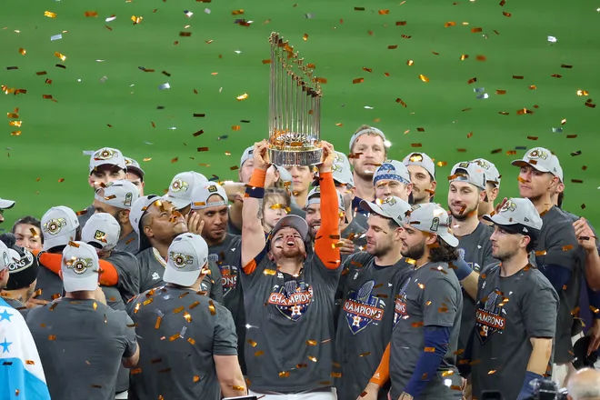 Astros capture second World Series title in six seasons, finishing Phillies with dramatic moonshot 1 image