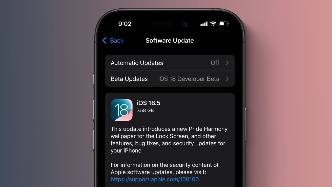 New in iOS 18.5: changes to Mail, Screen Time, Pride Harmony wallpaper 1 63534 132081 cropped 185