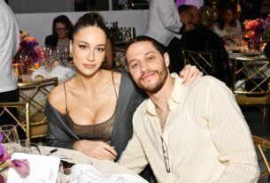 Pete Davidson and Elsie Hewitt GettyImages 2215326490