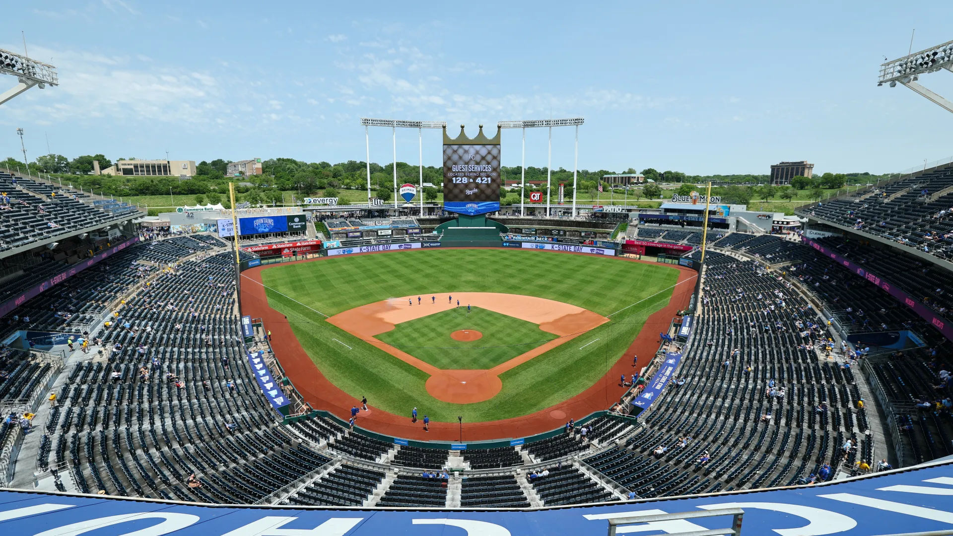 Historic MLB team announces major change to $1 billion ballpark for 2026 season after struggling to hit home runs 1 general view kauffman stadium prior 1046814786