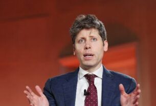 Sam Altman of OpenAI speaks on stage 640x335