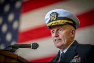 US Navy Vice Adm. Michael Vernazza